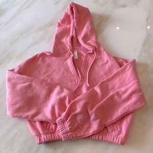 ALO Yoga, Pink 3/4 Zip, Size: Small
